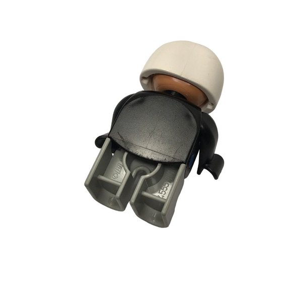 Vintage 4555 Lego Duplo Police Officer Figure Replacement Piece W/ White Helmet - Picture 8 of 11